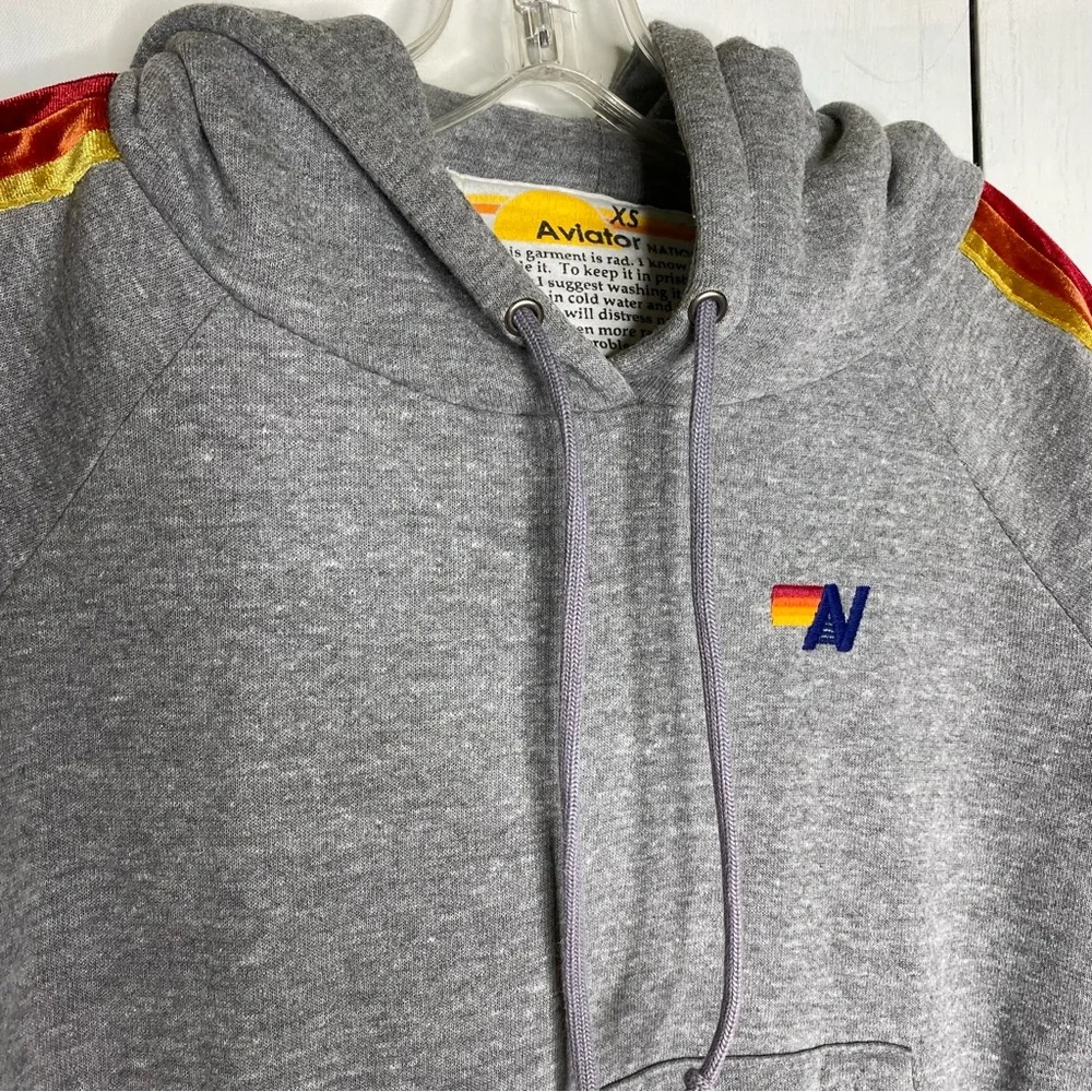 Aviator Nation pullover hoodie sweatshirt size XS - Picture 4 of 11